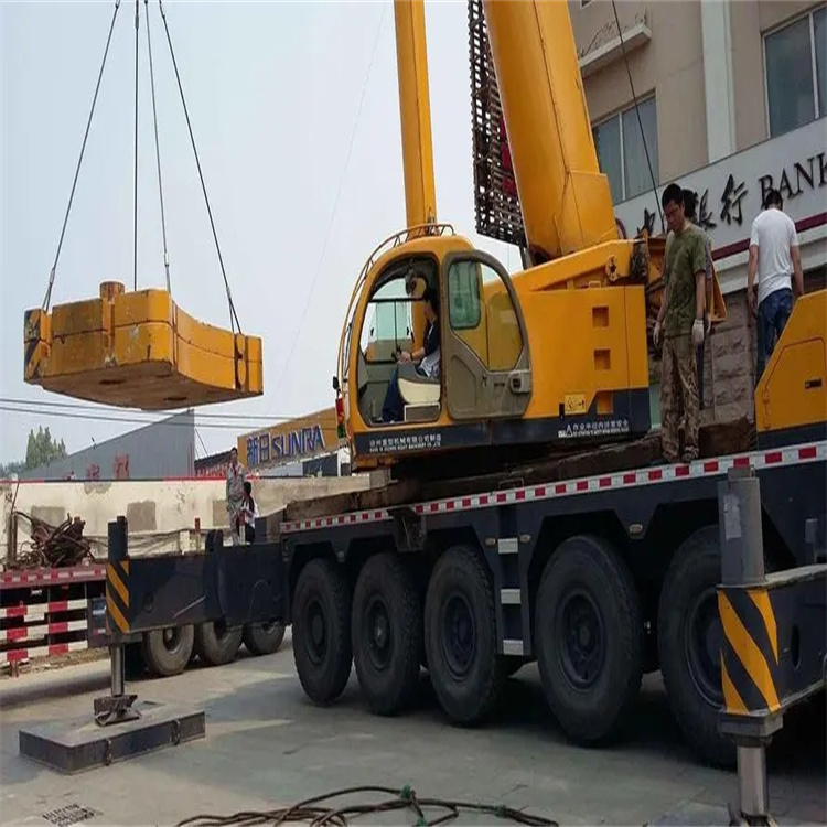 什玲镇当地吊车出租|机器吊装|75吨|工厂搬迁服务